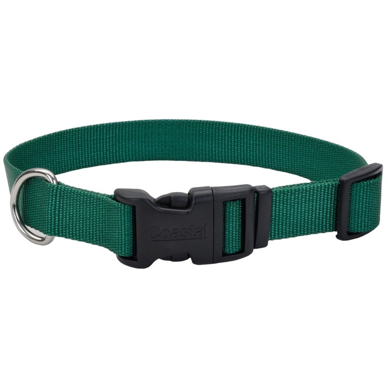 Coastal Tuff Nylon Collar Hunter Green 10-14x5/8"