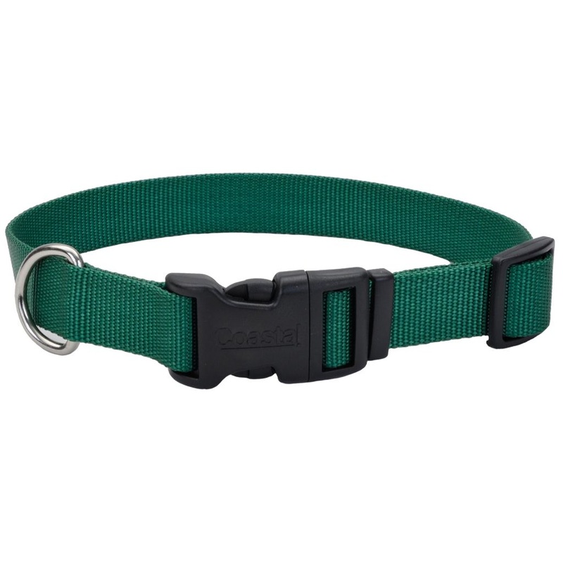 Coastal Tuff Nylon Collar Hunter Green 8-12x3/8"
