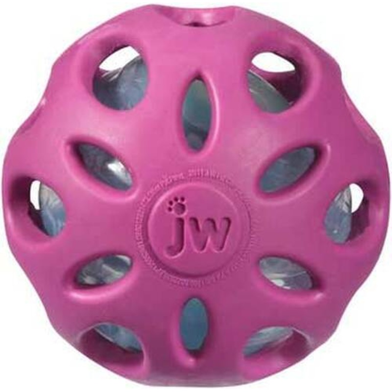 JW Crackle Ball Small Hard Rubber Toy