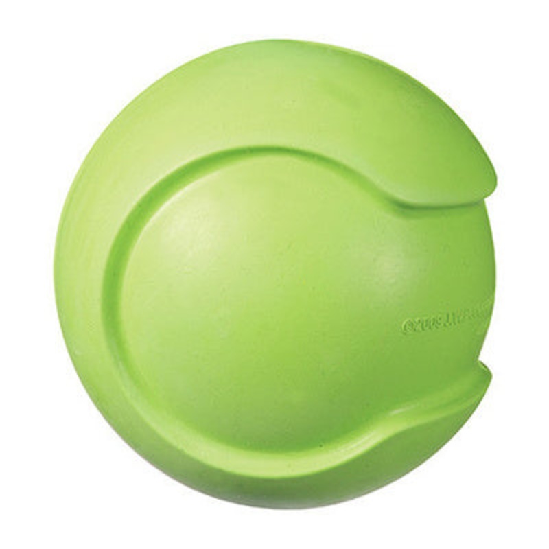 JW iSqueak Bouncing Baseball Medium Natural Rubber Toy