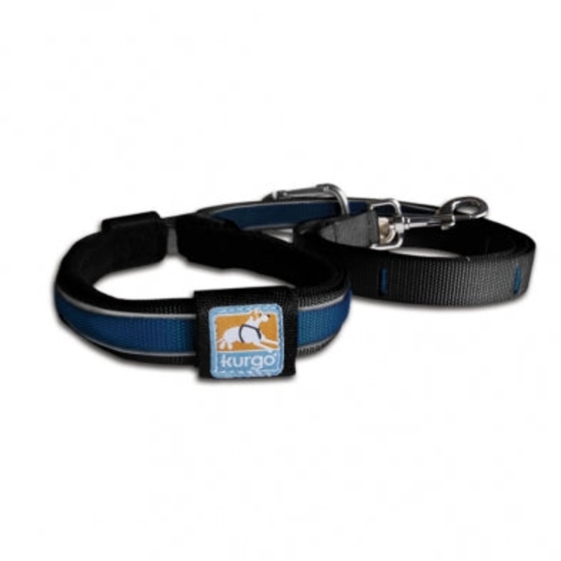 Kurgo Reflect & Protect Quantum Leash Blue