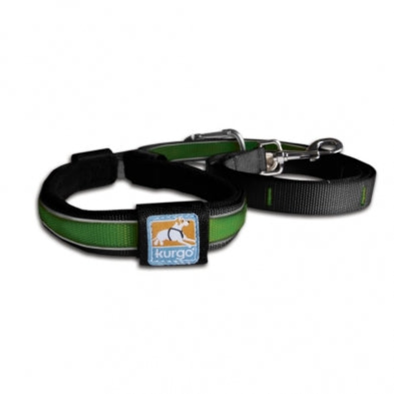 Kurgo Reflect & Protect Quantum Leash Grass Green