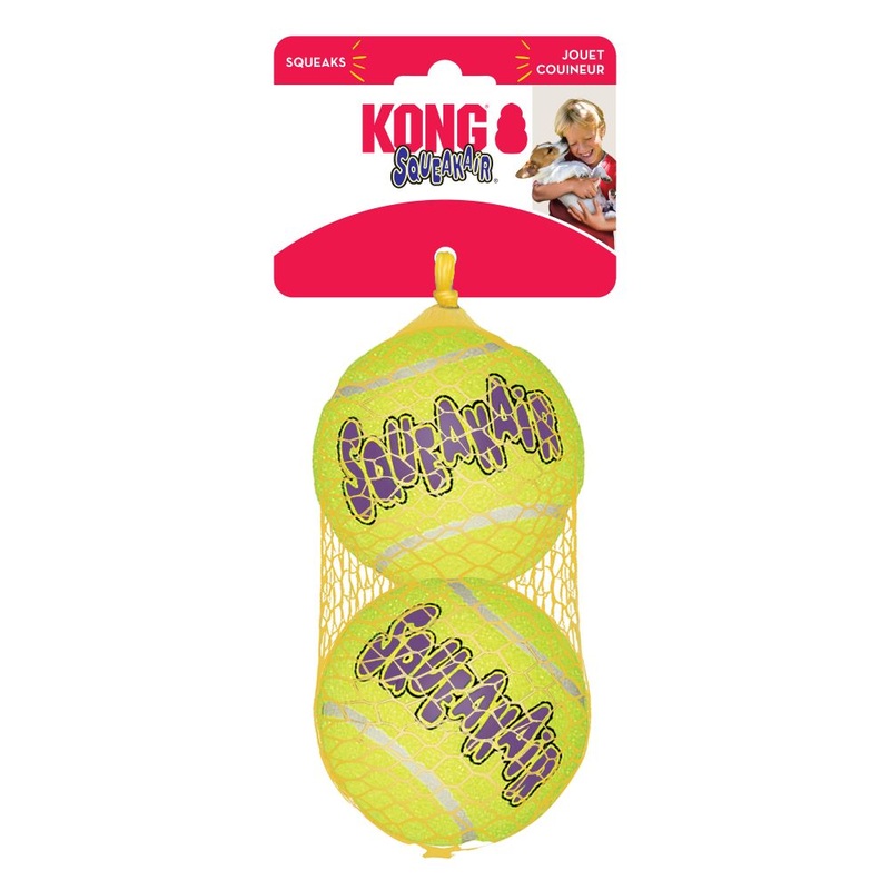 AirDog Squeaker Tennis Ball Large 2PK