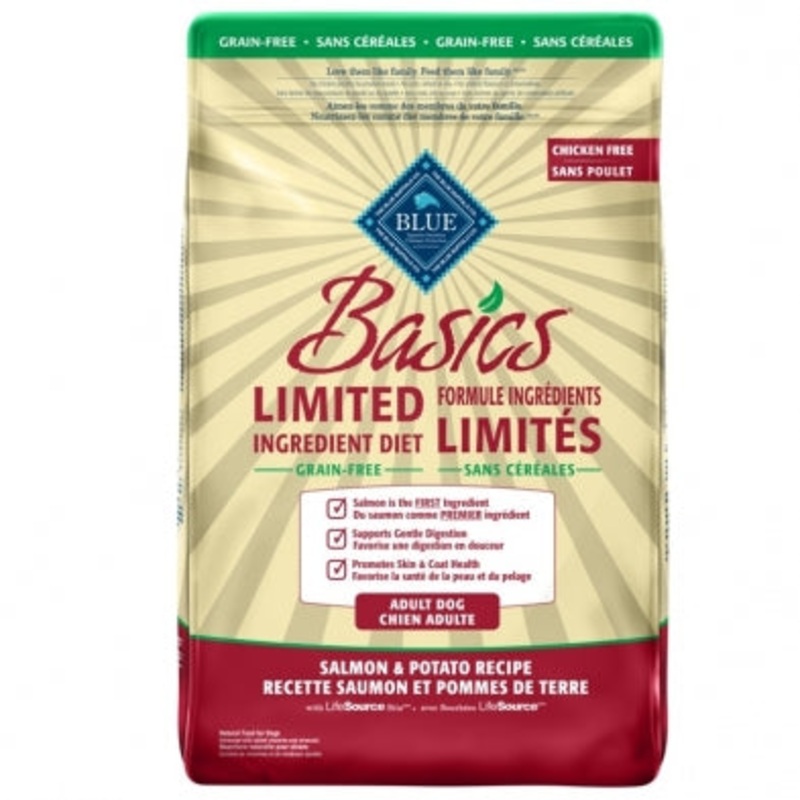Blue BASICS Adult Salmon/Potato LID GF 22lbs