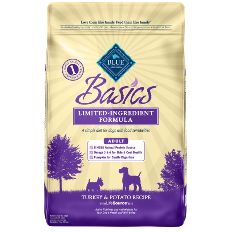 Blue Basics LID Dog Adult Turkey/Potato 22lbs