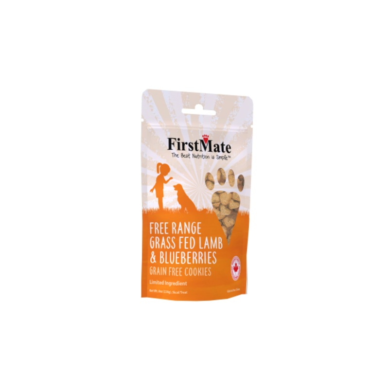 FM Dog Grain Free Lamb & Blueberry Cookies 8oz