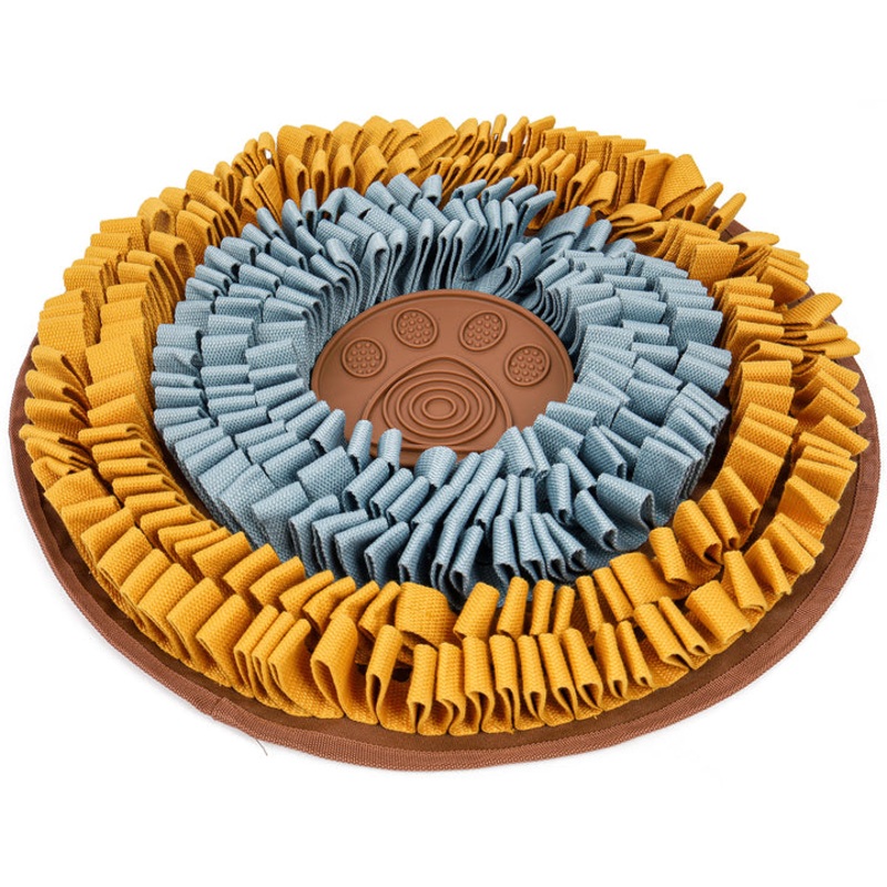 Injoya Snuffle Mat Cookie, Blue/Orange