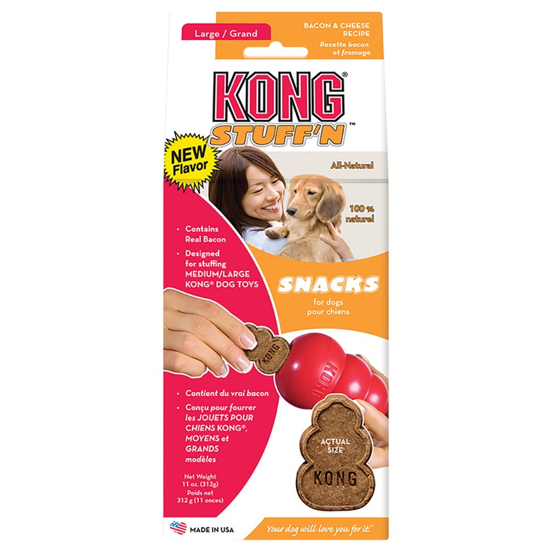 Kong Bacon & Cheese Snacks Large 11oz