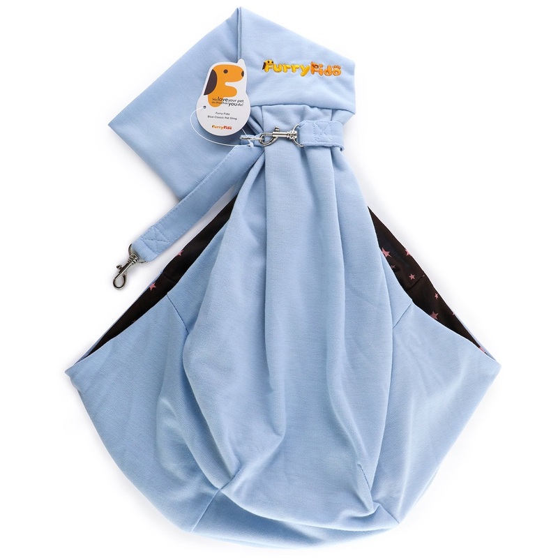 Furry Fido Pet Sling Blue