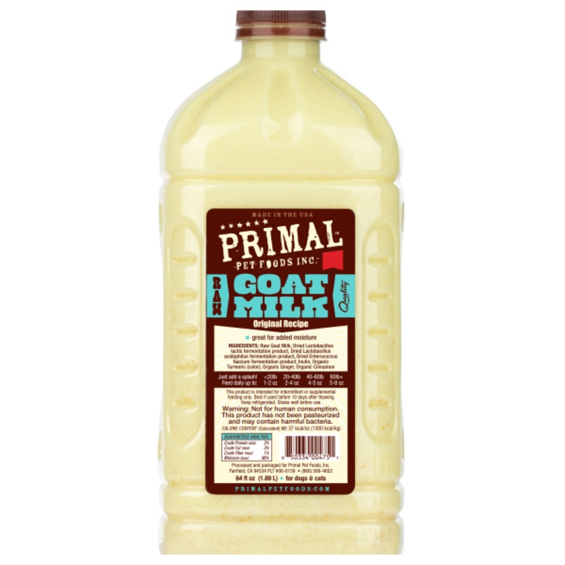 Primal Dog Goats Milk Gallon 64oz