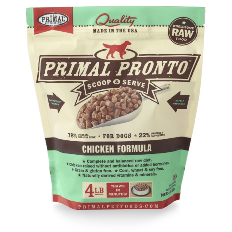 Primal Dog Raw Chicken Pronto 4 lb