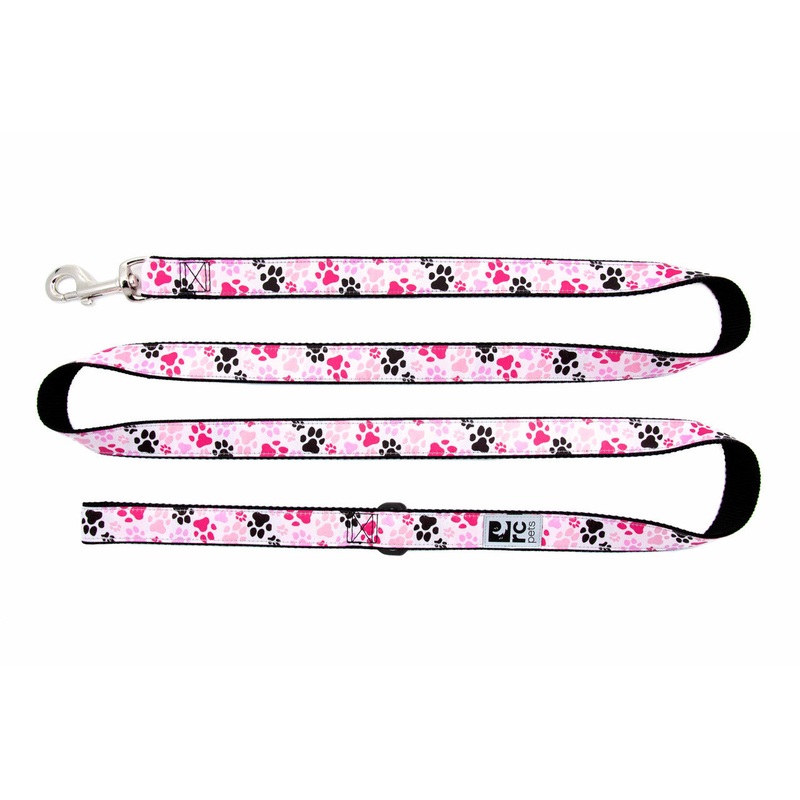 RC Leash 1"x6' Pitter Patter Pink