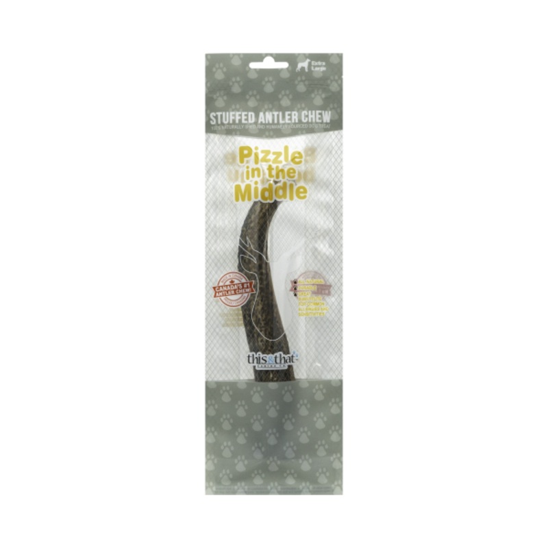 Stuffed Antler Chews Pizzle XLarge