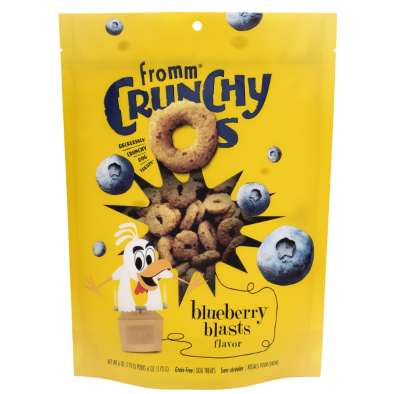 Dog Crunchy Os Blueberry Blasts Treats 6oz