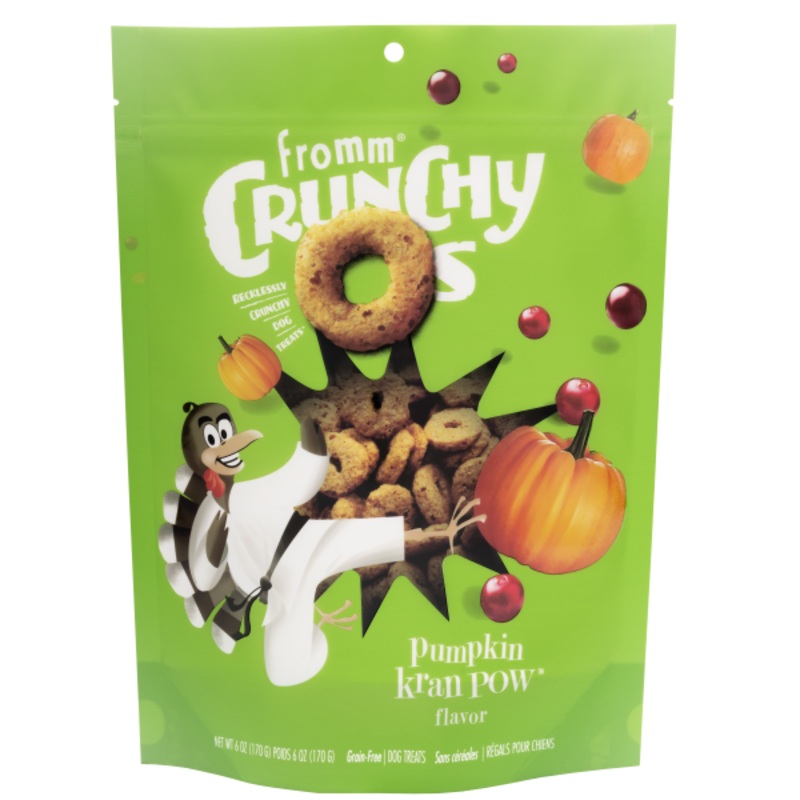 Dog Crunchy Os Pumpkin Kran POW Treats 6oz