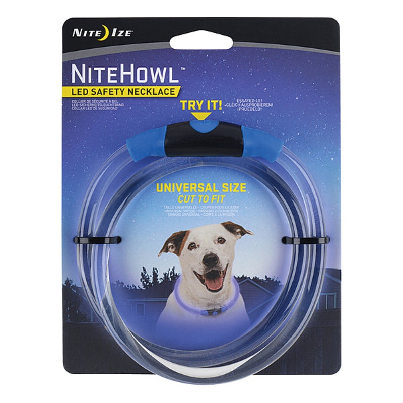 Night Howl LED Safety Necklace Blue