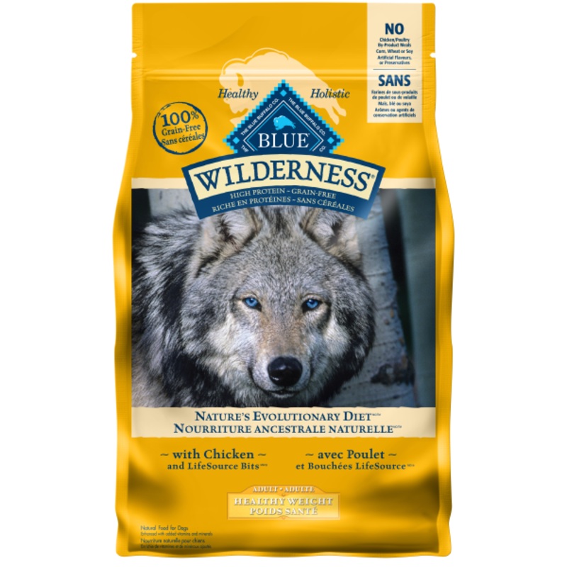 BB Wilderness Dog GF Adult Healthy Weight Chicken 4.5lbs