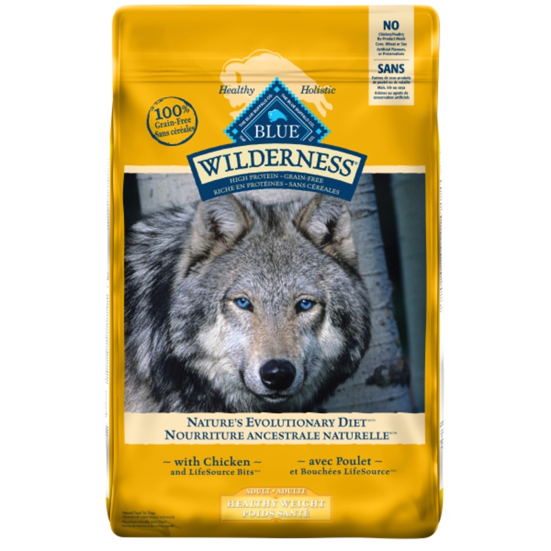 BB Wilderness Dog GF Adult Healthy Weight Chkn 24lbs