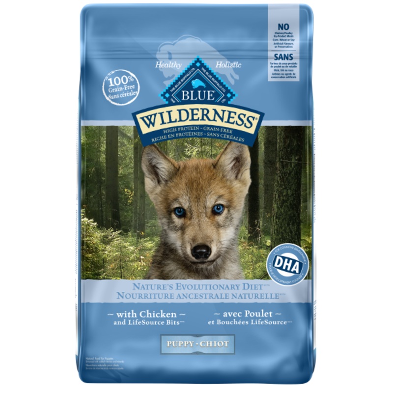 BB Wilderness Formula Chicken Puppy Food 24lbs