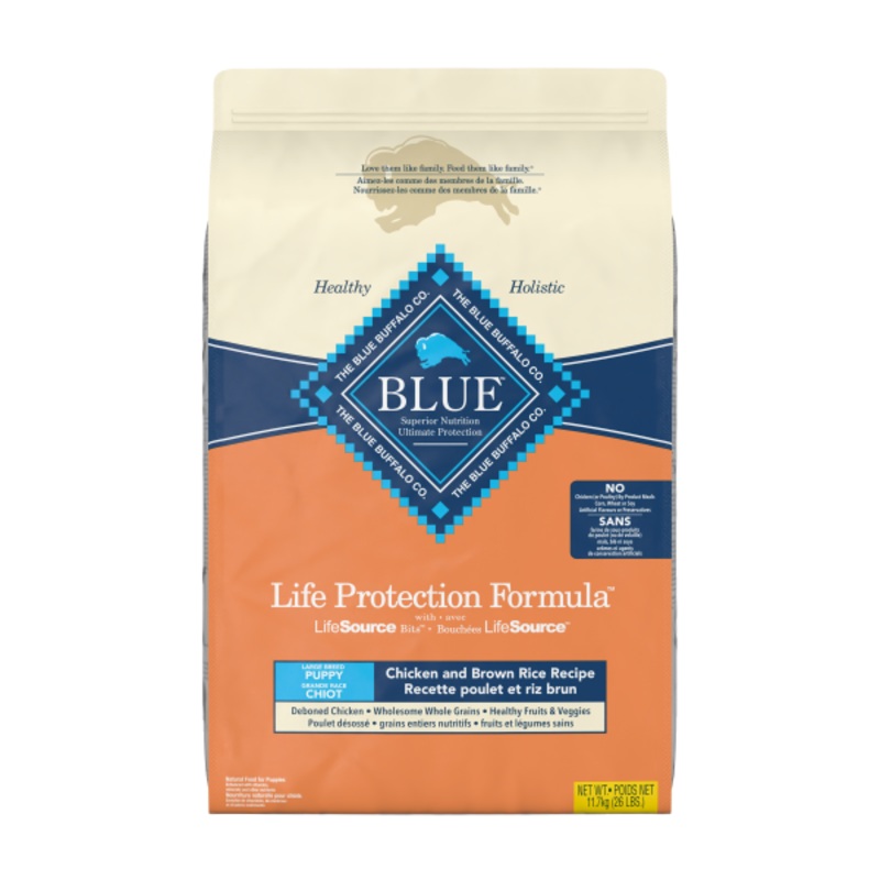 Blue Dog LPF Puppy Chicken & BnRice Lrg Brd 26lbs