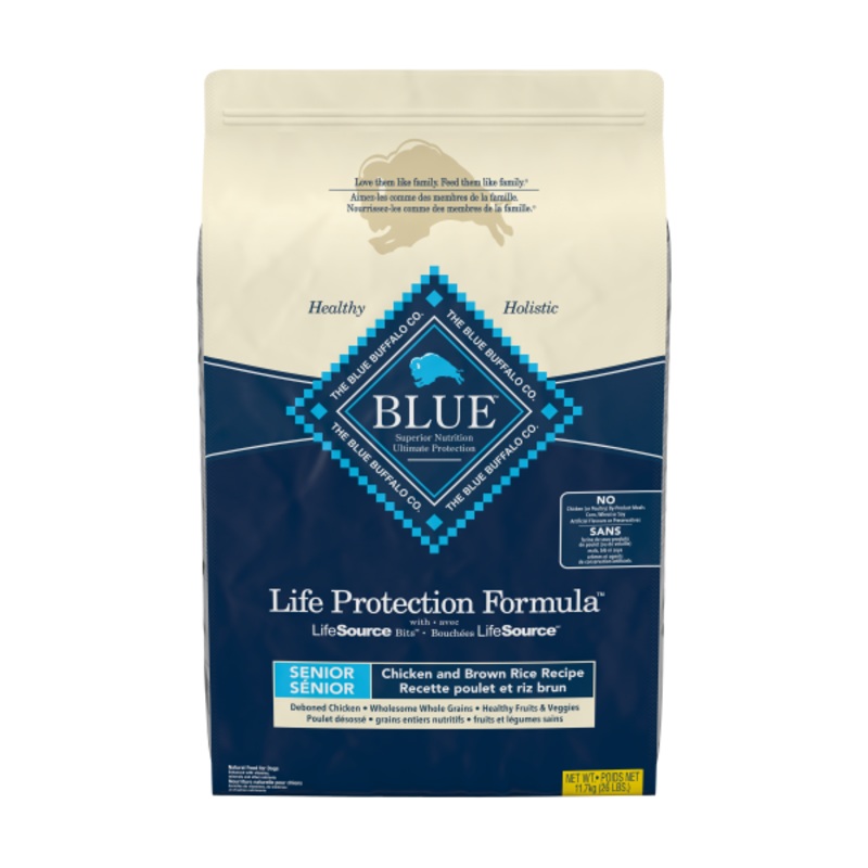 Blue Dog LPF Senior Chicken & BnRice 26lbs
