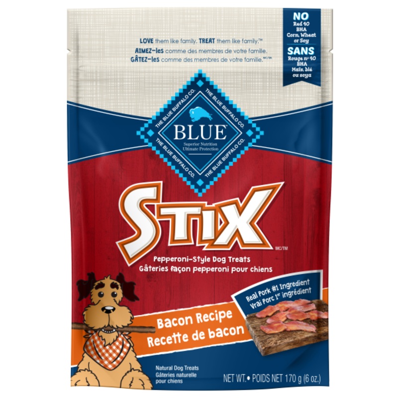 Blue Dog LPF Stix Bacon Recipe 6oz