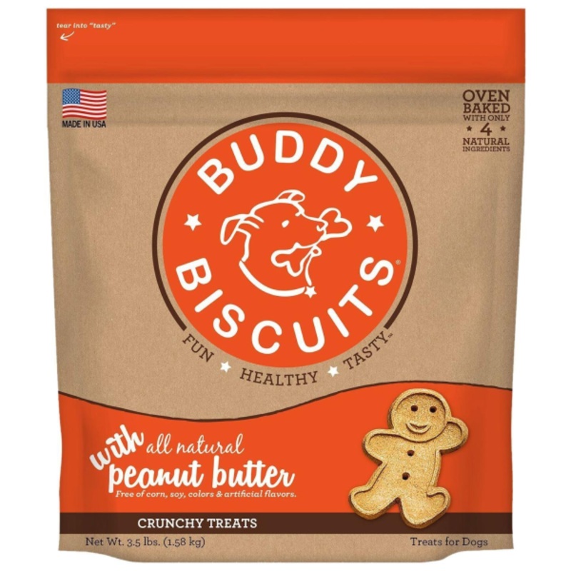 Buddy Biscuits Crunchy Treats Peanut Butter 3.5lbs