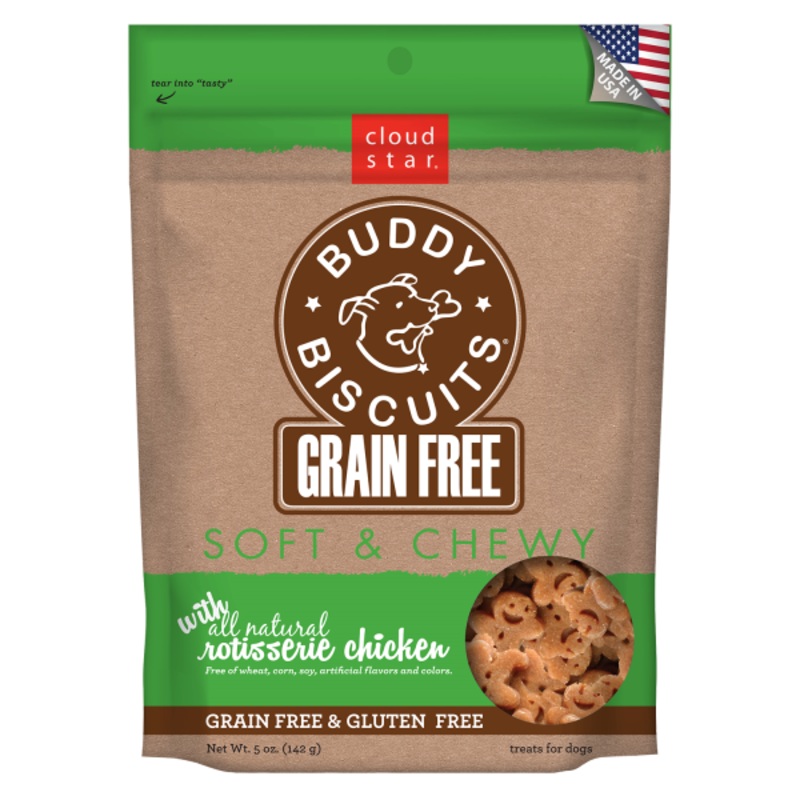Buddy Biscuits Soft & Chewy GF Rst Ckn Treat 5oz