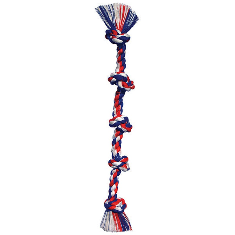 Mammoth Cotton Tug 5 Knot Colored XLrg 36"