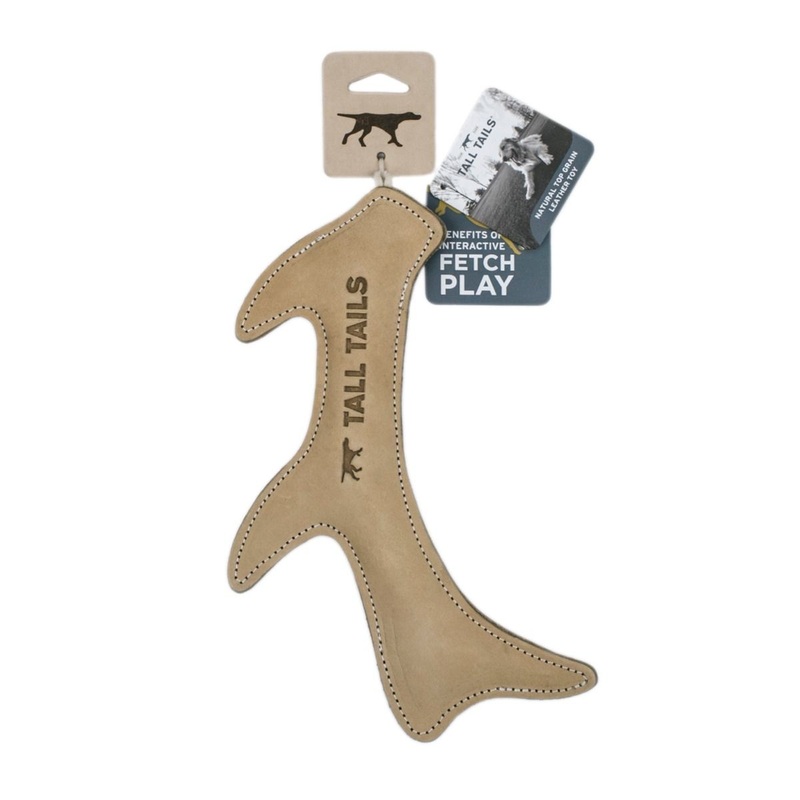 TTails 11" Leather Antler Toy