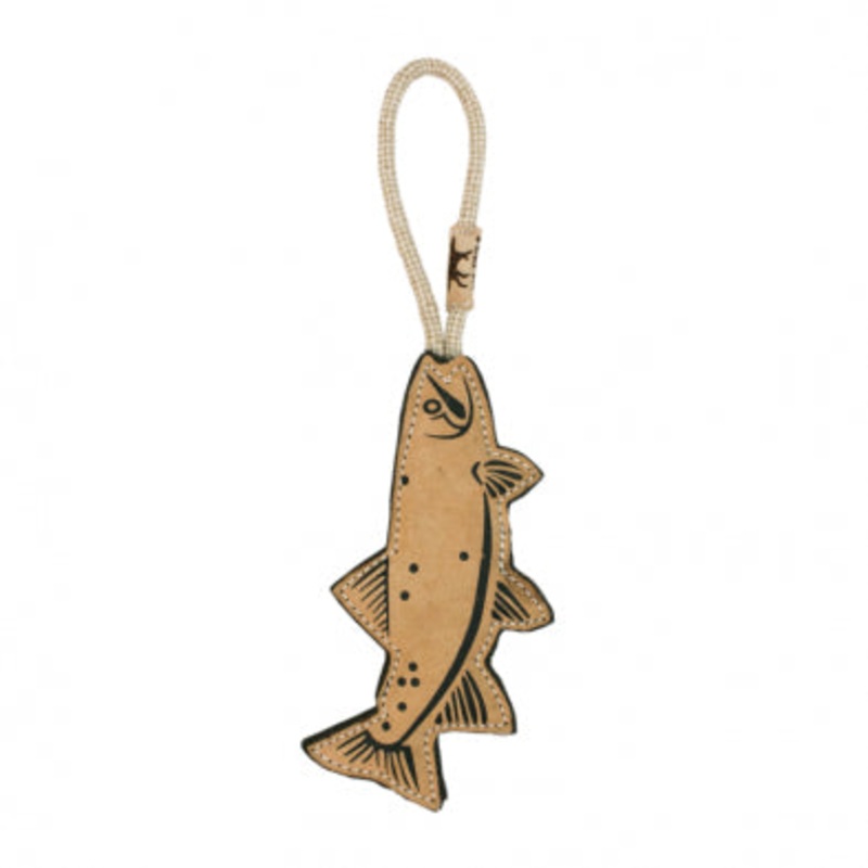 TTails Natural Leather & Wool Trout 16"