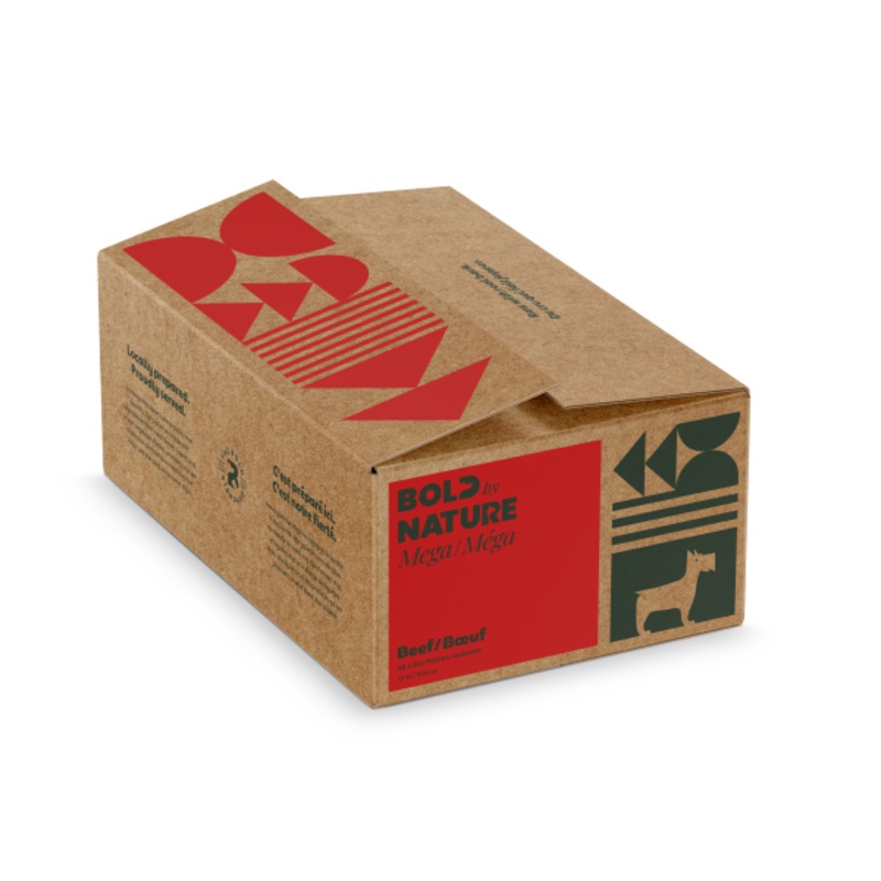 BBN Raw Mega Beef Patties 24lbs
