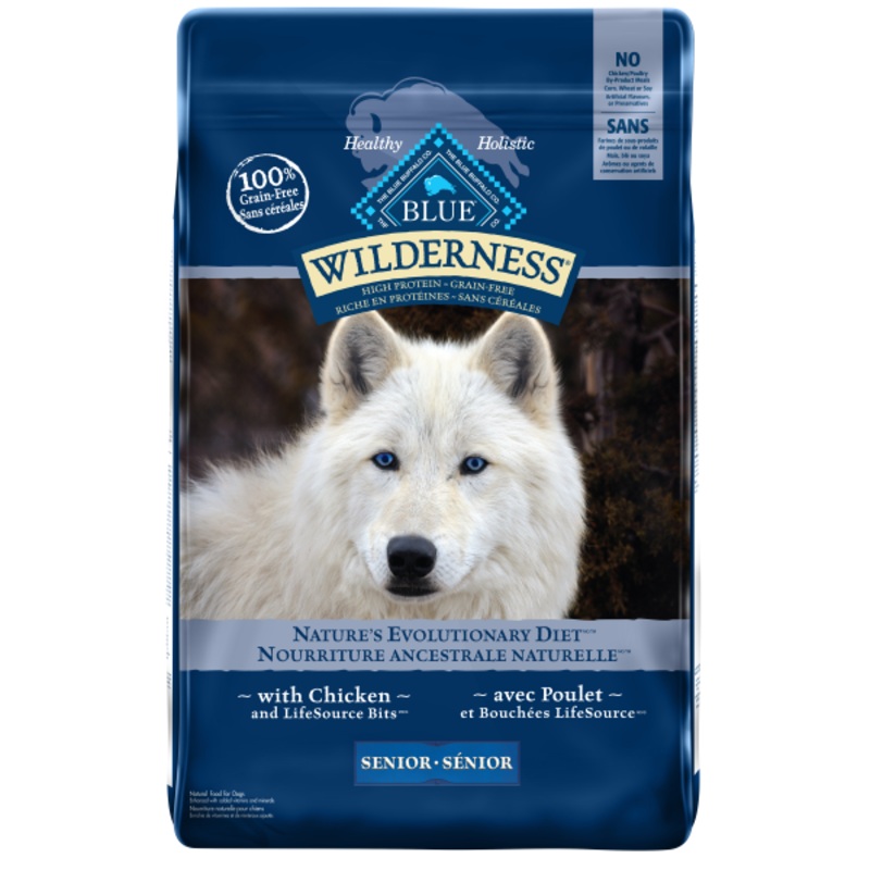 Blue Wilderness Dog GF Senior Chicken 24lbs