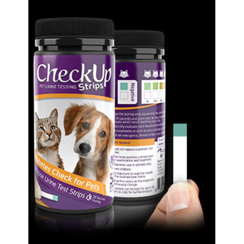 CheckUp Dog/Cat Testing Strips Diabetes Detection 50pk