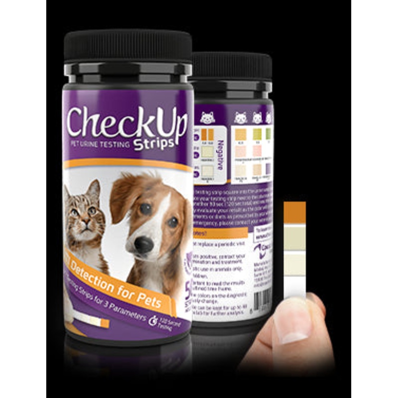 CheckUp Dog/Cat Testing Strips UTI Detection 50pk