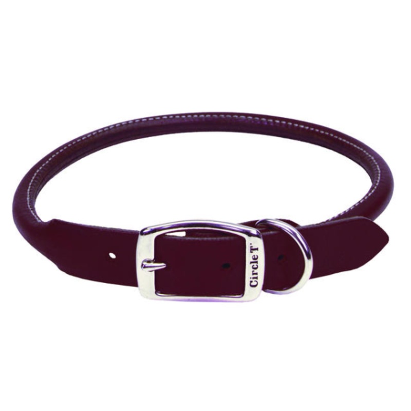 Circle T Latigo Leather Round Collar 3/4x20"