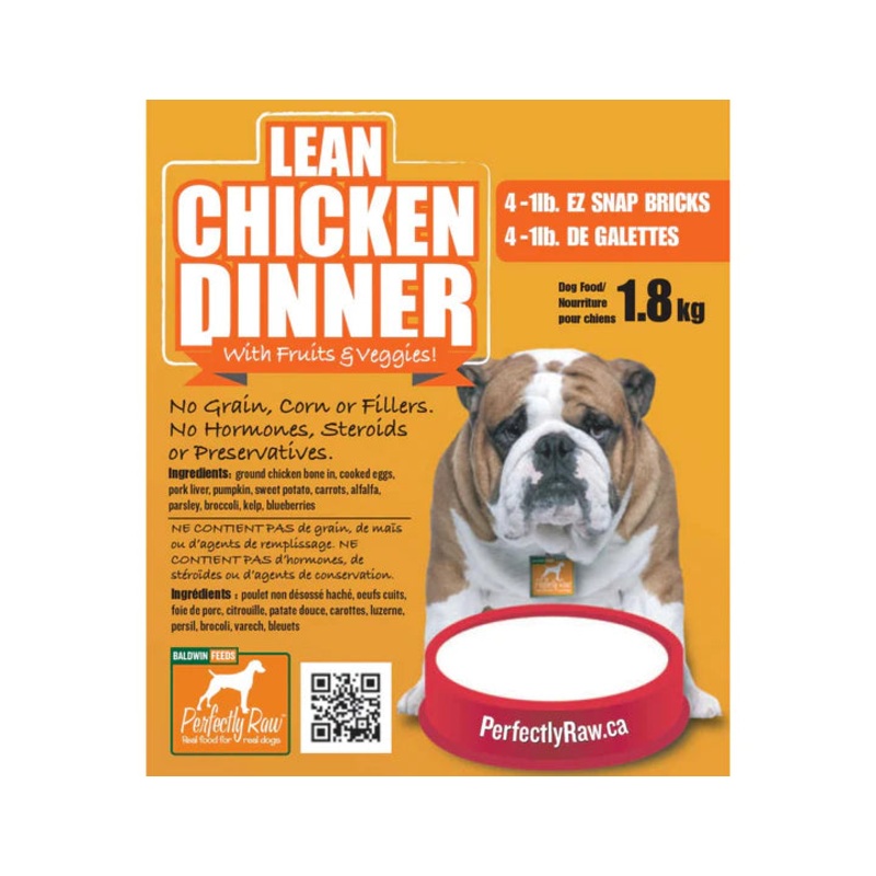 Lean Chicken Dinner EZ SNAP 4x1lbs Pkg