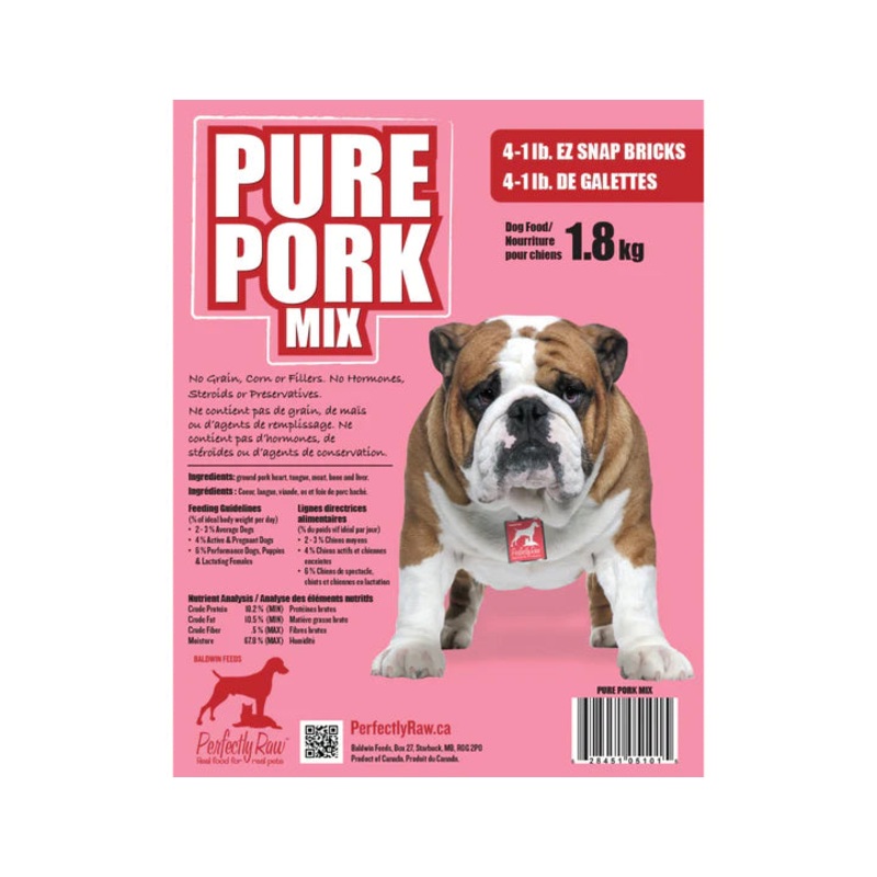 PR Pure Pork EZ SNAP 4x1lbs Pkg