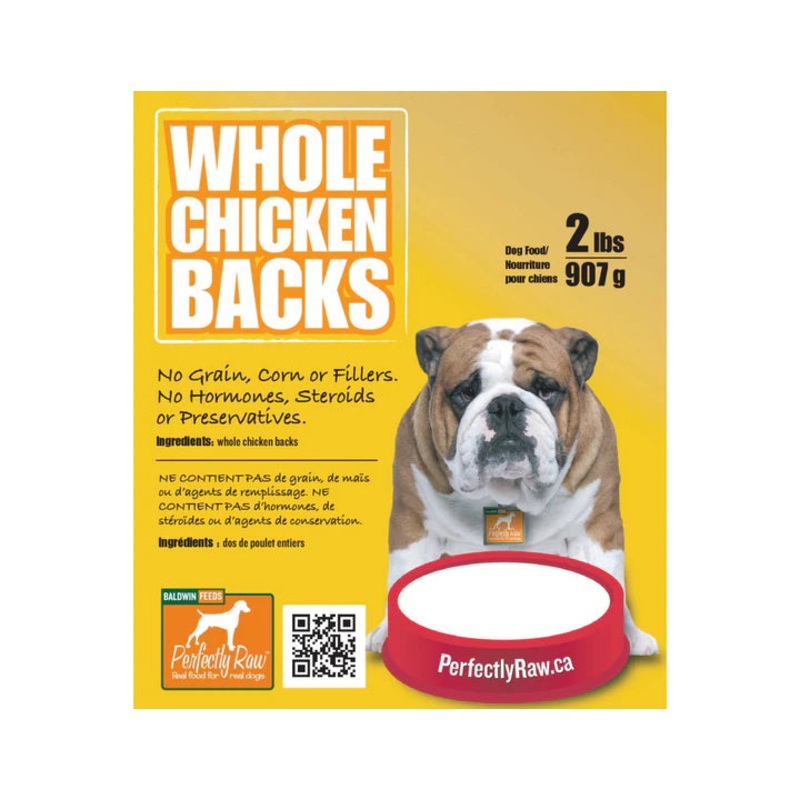 PR Whole Chicken Backs 2lbs Pkg