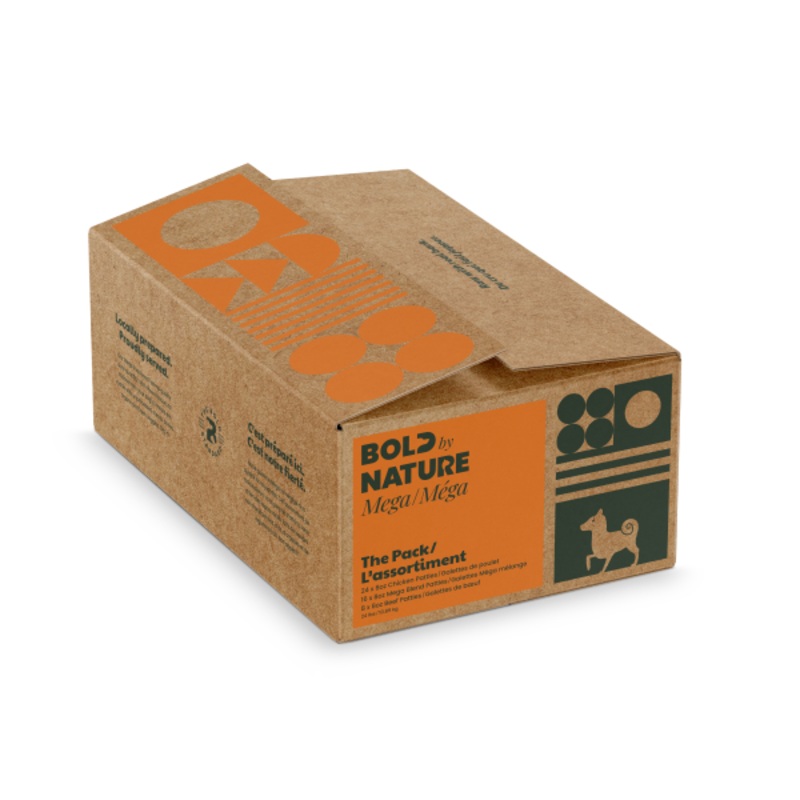 BBN Mega Raw Variety Box w/Chicken Patties 24lbs