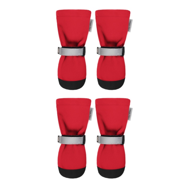 Canada Pooch Soft Shield Boots Red 2