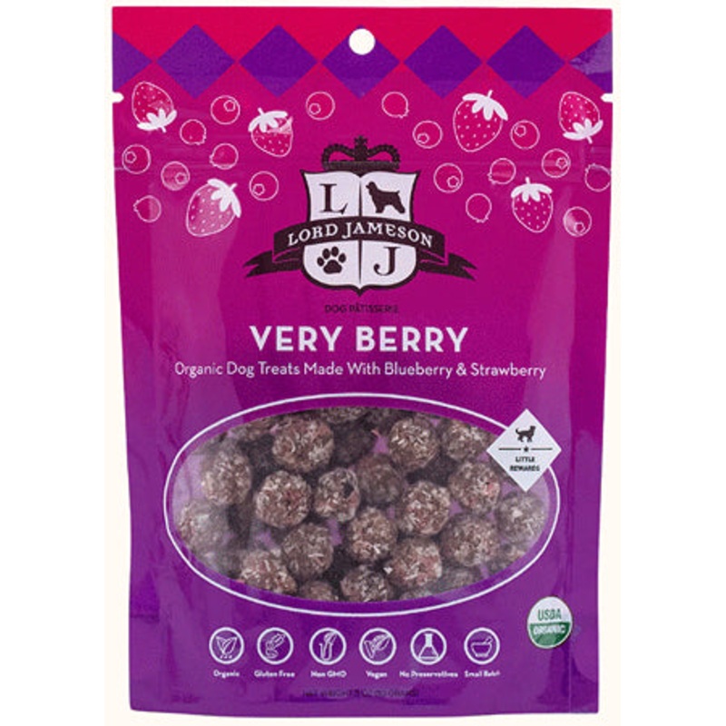 Lord Jameson Very Berry Sml Brd 6oz Dog Treats