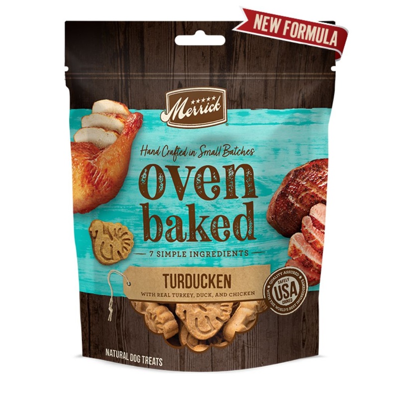 Merrick Oven Baked Dog Treats Turducken 11oz
