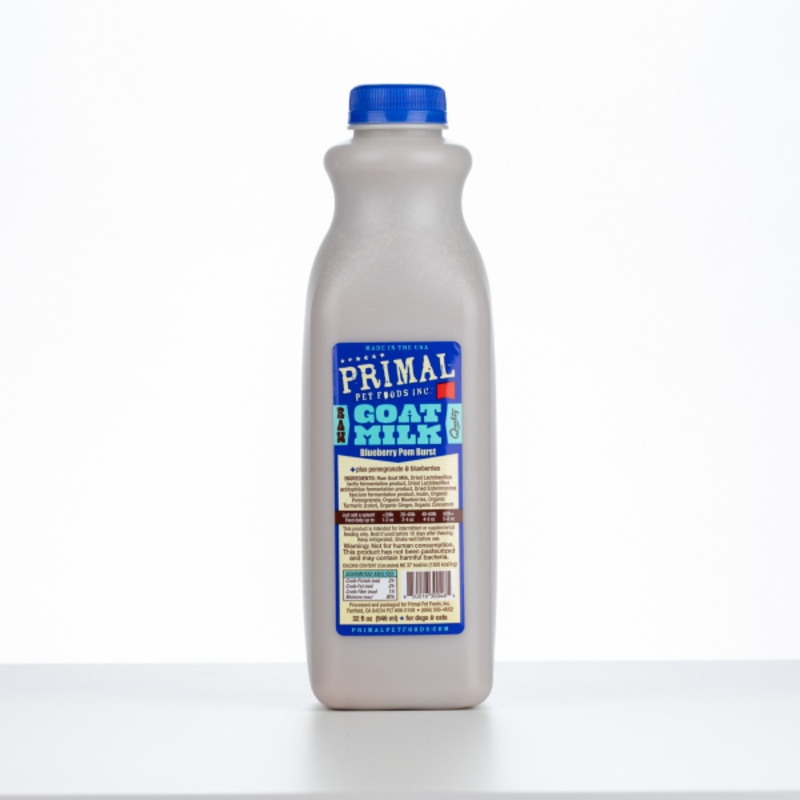 Primal Dog Goats Milk Blueberry Pom Burst 1 qt