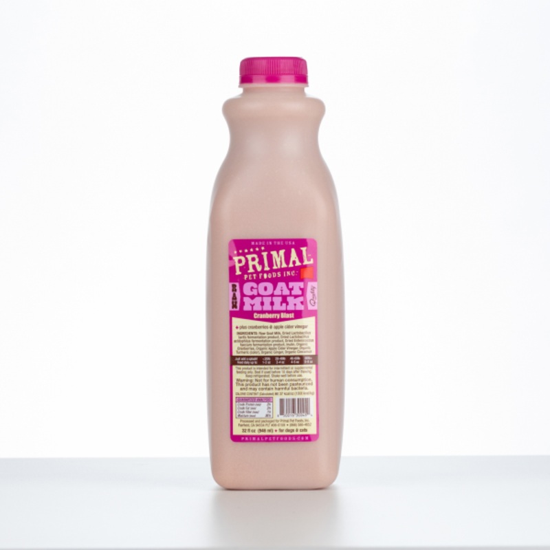 Primal Dog Goats Milk Cranberry Blast 1 qt