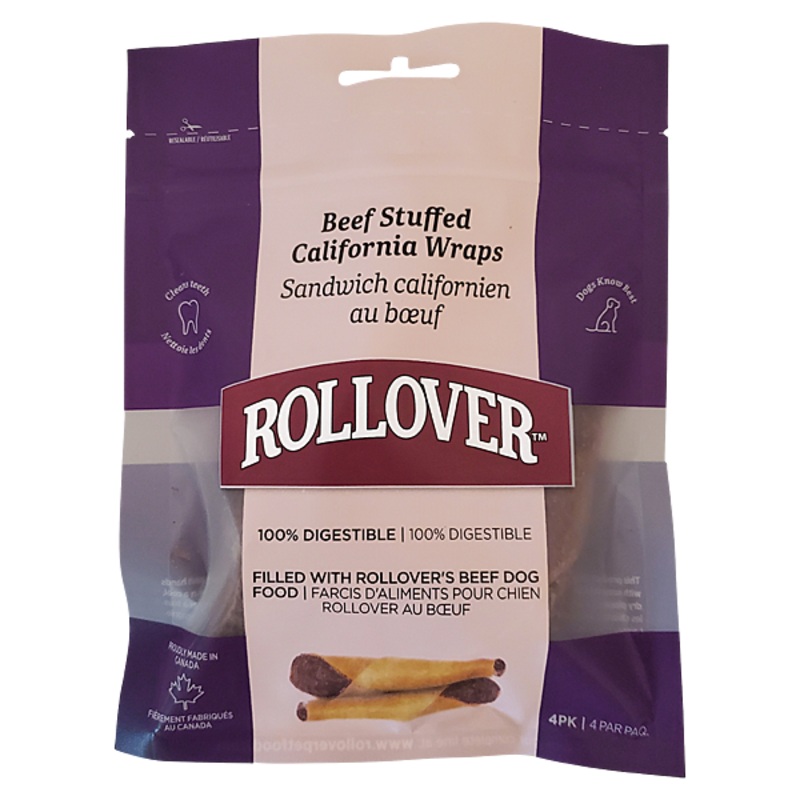 Rollover Beef Stuffed California Wraps 4pk