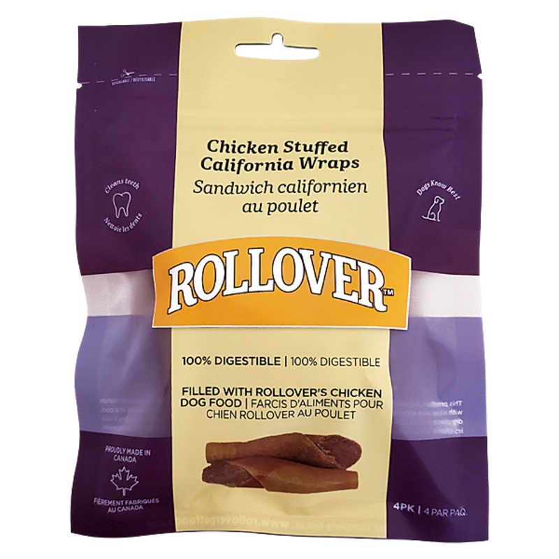 Rollover Chicken Stuffed California Wraps 4pk