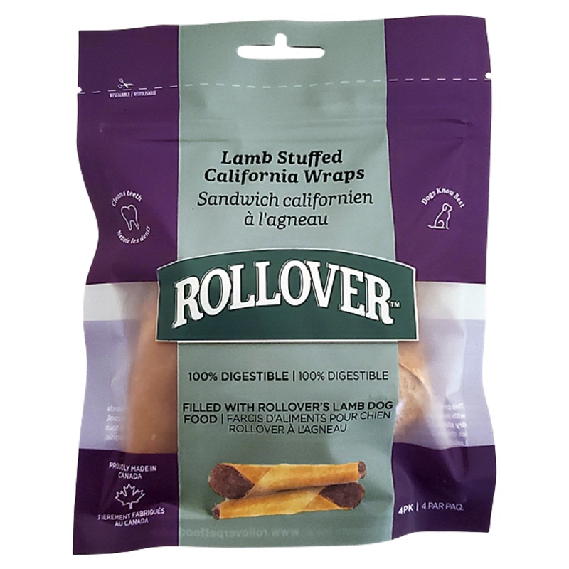 Rollover Lamb Stuffed California Wraps 4pk