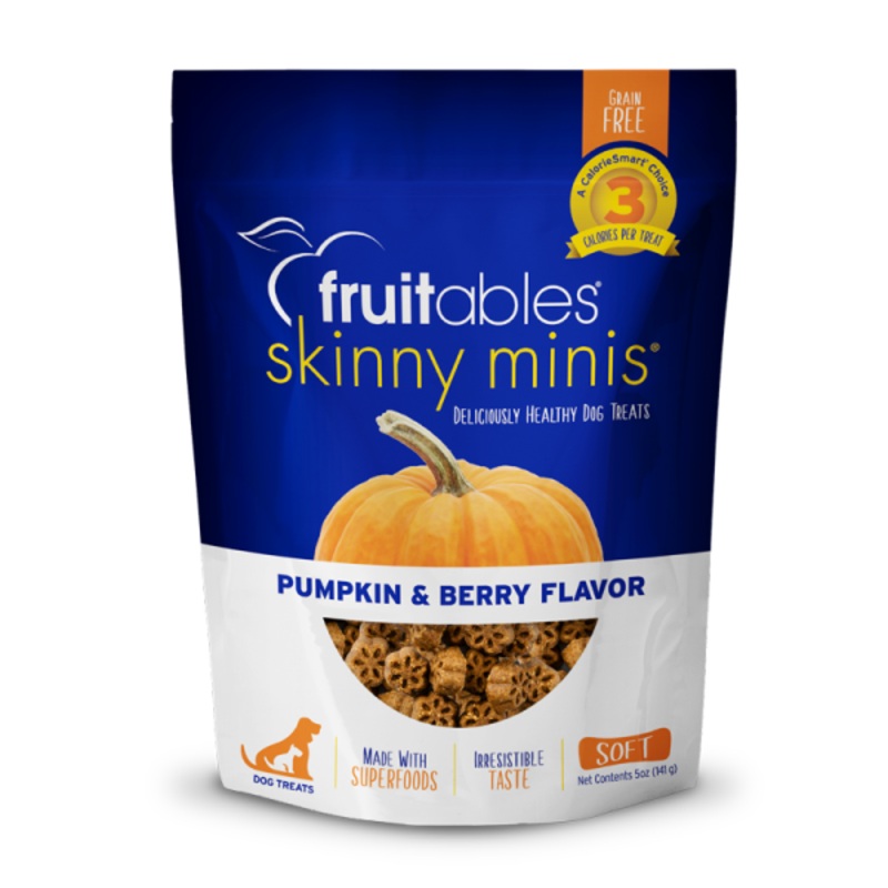 Skinny Minis Ppkin/Berry Chewy Treats 5oz