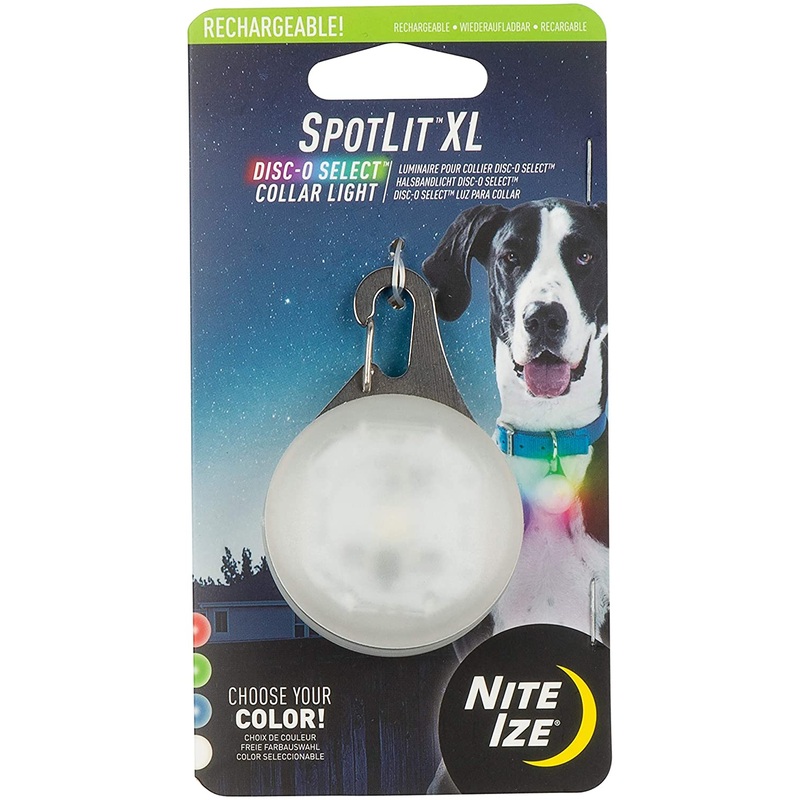 SpotLit XL Rechargeable Collar Light Disco